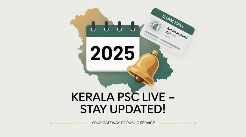 Stay Ahead in 2025: Kerala PSC Live Job Notifications, Alerts & Exam Updates