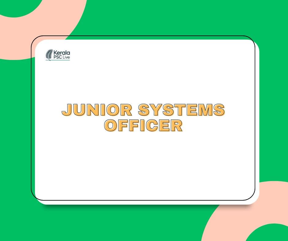 Junior Systems Officer